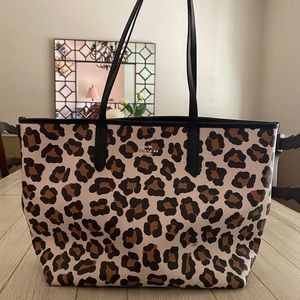 Leopard Coach Handbag